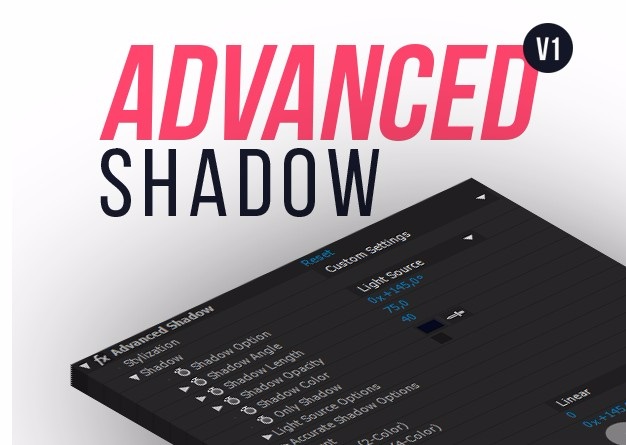 AE预设 高级版文字字体长阴影预设插件 脚本/预设-第1张