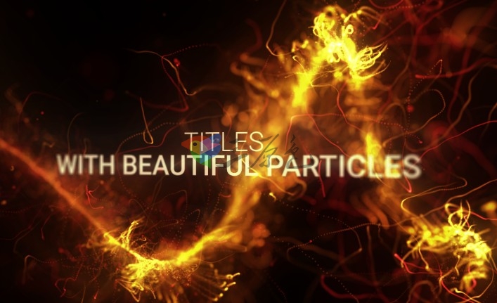 AE模板 优雅抽象粒子文字标题 Abstract Particles Titles Trailer Ae 模板-第1张