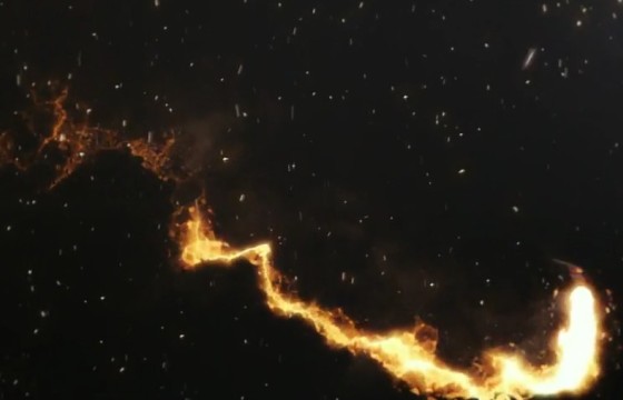 AE模板 火焰火龙飞舞LOGO标志电影片头 Fire Logo Cinematic