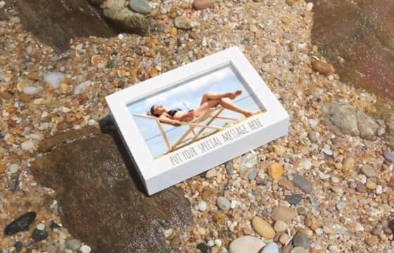 AE模板 夏日悠闲时光 海滩水底照片相框幻灯片 Beach Photo Slide