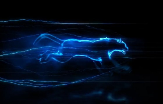 AE模板 光效线条猎豹奔跑LOGO展示片头 Electric Charge Logo