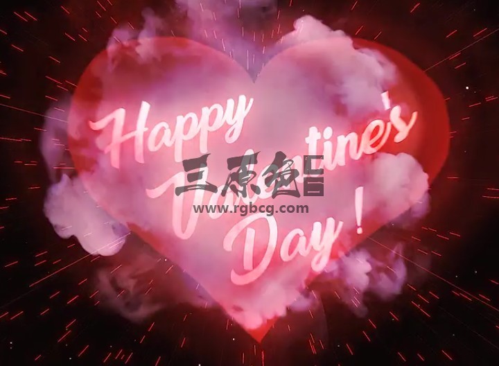 AE模板-心形文字标题图形动画 VideoHive Heart Love Logo Ae 模板-第1张