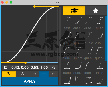 AE扩展脚本 MG动画弹性缓入缓出关键帧调节曲线脚本 Flow v1.4 Win/Mac VIP 资源-第2张